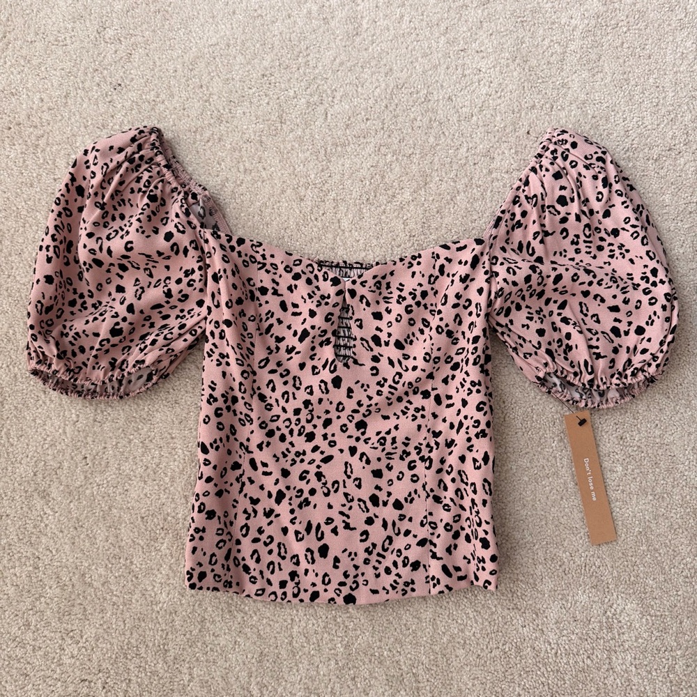 NWT Reformation Pink Panther Top